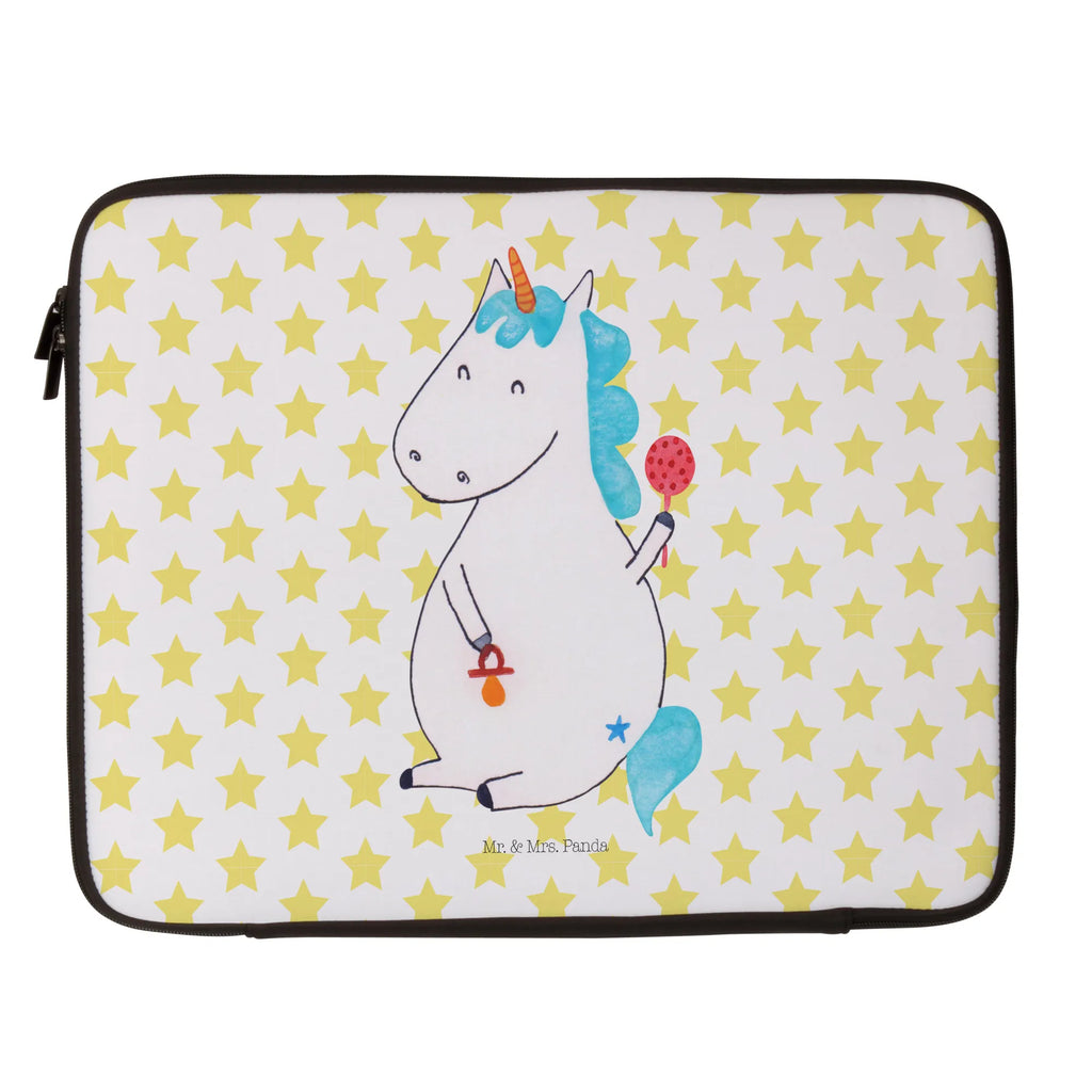 Notebook Tasche Einhorn Baby Notebook Tasche, Laptop, Computertasche, Tasche, Notebook-Tasche, Notebook-Reisehülle, Notebook Schutz, Einhorn, Einhörner, Einhorn Deko, Pegasus, Unicorn, Mutter, Geburt, Geburtstag, erstes Kind, Baby, Babyglück, Nachwuchs, Eltern, Party, Kind, Schnuller