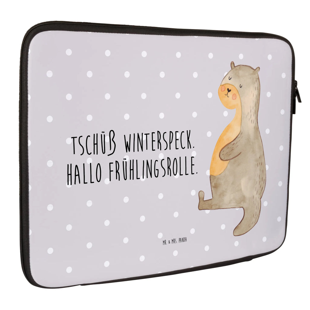 Notebook Tasche Otter Bauch Notebook Tasche, Laptop, Computertasche, Tasche, Notebook-Tasche, Notebook-Reisehülle, Notebook Schutz, Otter, Fischotter, Seeotter, Otter Seeotter See Otter