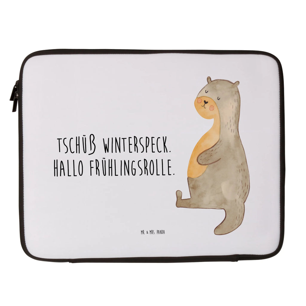 Notebook Tasche Otter Bauch Notebook Tasche, Laptop, Computertasche, Tasche, Notebook-Tasche, Notebook-Reisehülle, Notebook Schutz, Otter, Fischotter, Seeotter, Otter Seeotter See Otter