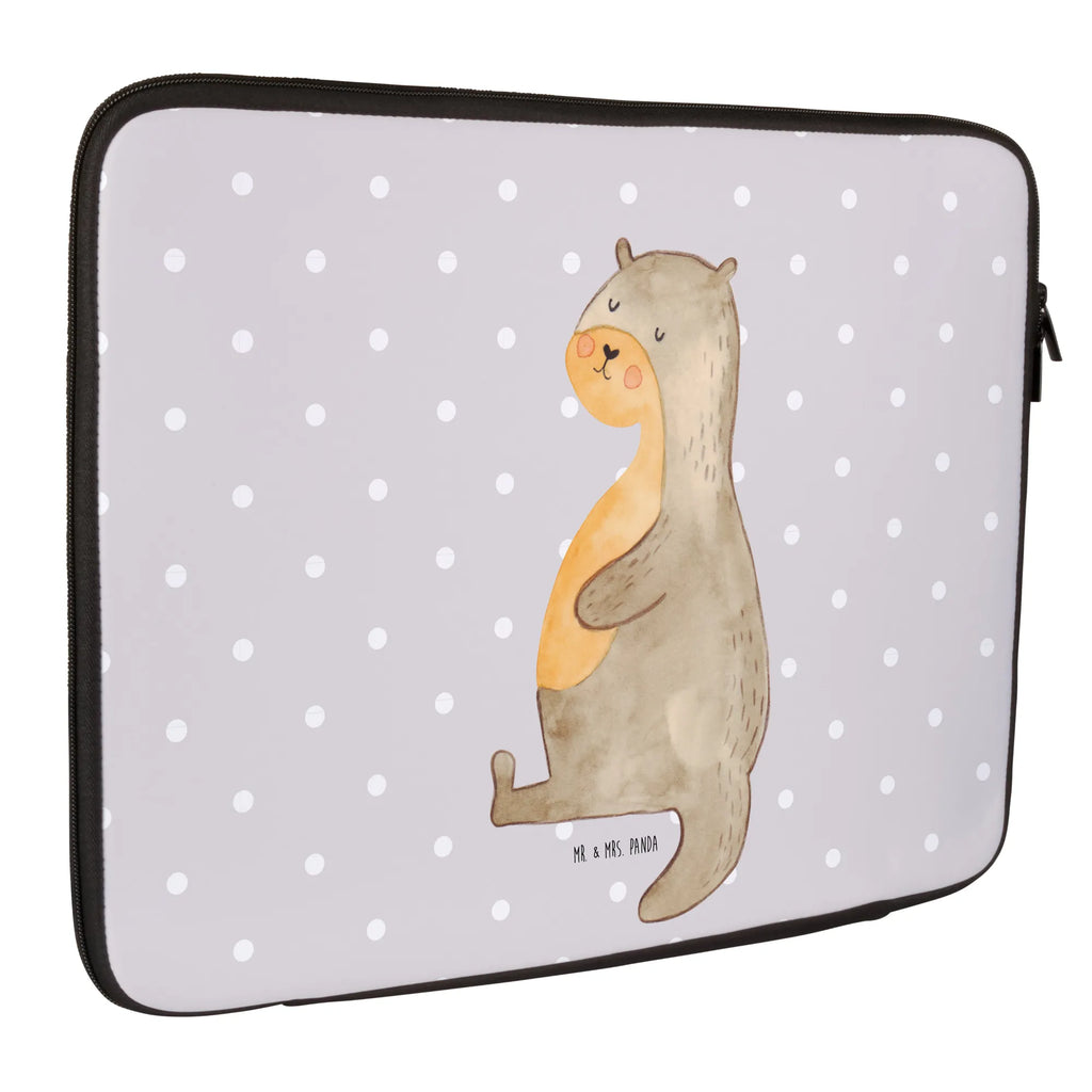 Notebook Tasche Otter Bauch Notebook Tasche, Laptop, Computertasche, Tasche, Notebook-Tasche, Notebook-Reisehülle, Notebook Schutz, Otter, Fischotter, Seeotter, Otter Seeotter See Otter