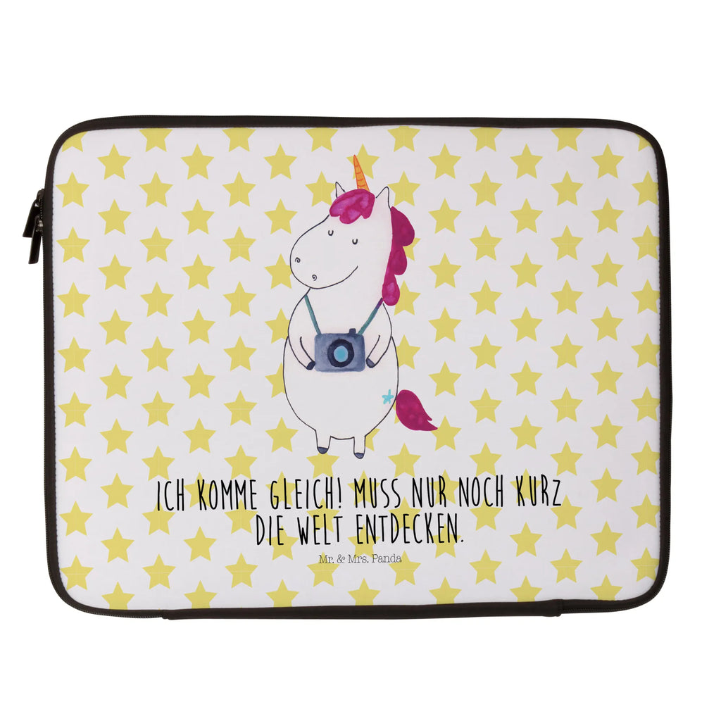 Notebook Tasche Einhorn Fotograf Notebook Tasche, Laptop, Computertasche, Tasche, Notebook-Tasche, Notebook-Reisehülle, Notebook Schutz, Einhorn, Einhörner, Einhorn Deko, Pegasus, Unicorn, Fotograf, Fotografie, Kamera, Reisen, Weltreise, Weltenbummler, Urlaub, Tourist, Kurztrip, Reise, Städtereise