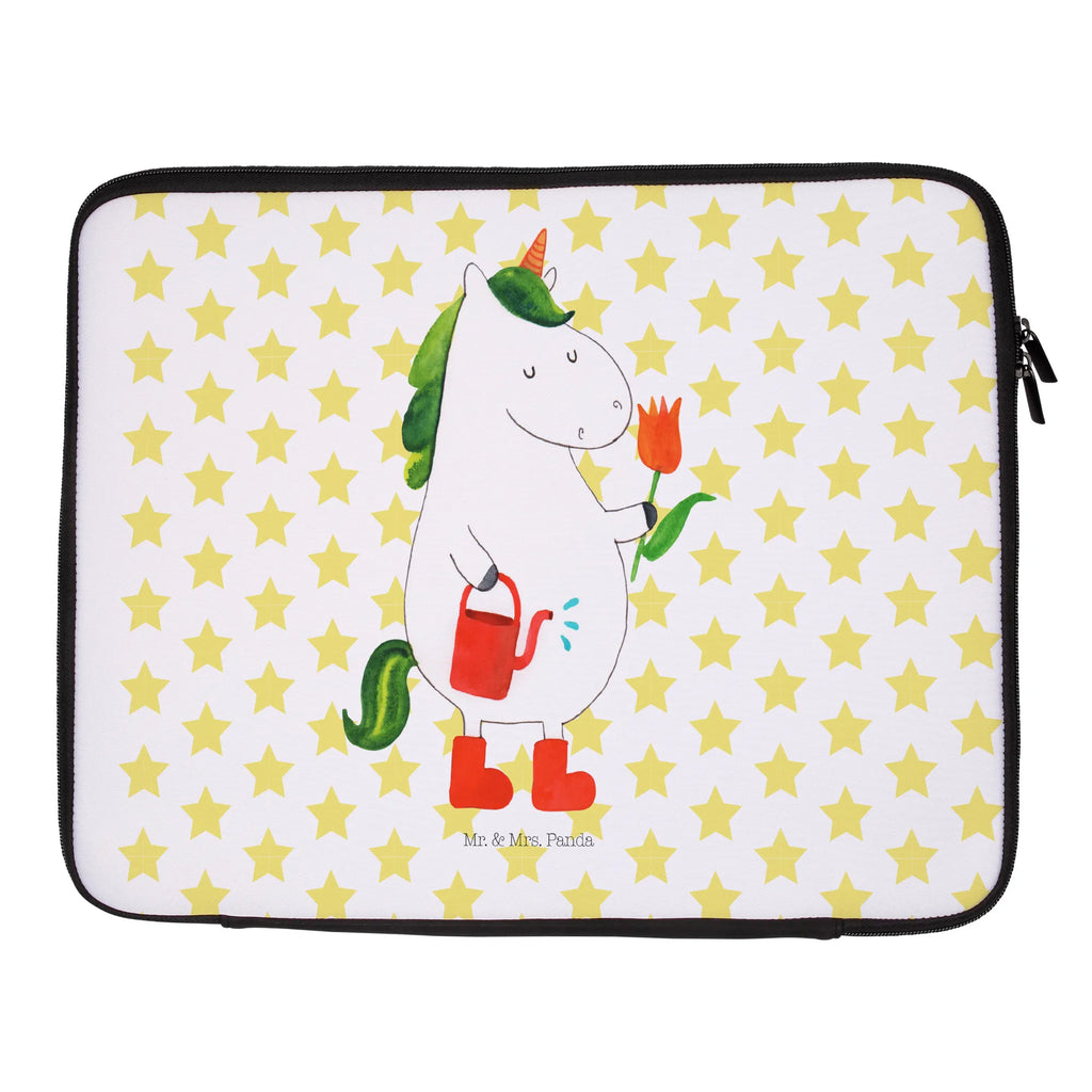 Notebook Tasche Einhorn Gärtner Notebook Tasche, Laptop, Computertasche, Tasche, Notebook-Tasche, Notebook-Reisehülle, Notebook Schutz, Einhorn, Einhörner, Einhorn Deko, Pegasus, Unicorn, Luftballon, Gießkanne, Giesskanne, Lebenslust, Freude, Blume, Freundin, Garten, Stiefel