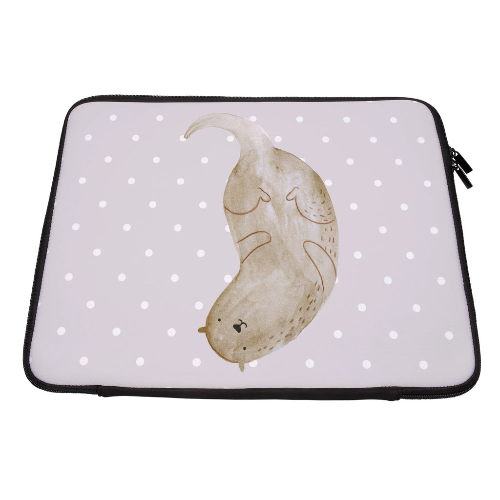 Notebook Tasche Otter Kopfüber Notebook Tasche, Laptop, Computertasche, Tasche, Notebook-Tasche, Notebook-Reisehülle, Notebook Schutz, Otter, Fischotter, Seeotter, Otter Seeotter See Otter