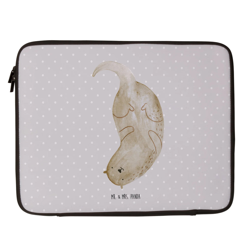 Notebook Tasche Otter Kopfüber Notebook Tasche, Laptop, Computertasche, Tasche, Notebook-Tasche, Notebook-Reisehülle, Notebook Schutz, Otter, Fischotter, Seeotter, Otter Seeotter See Otter