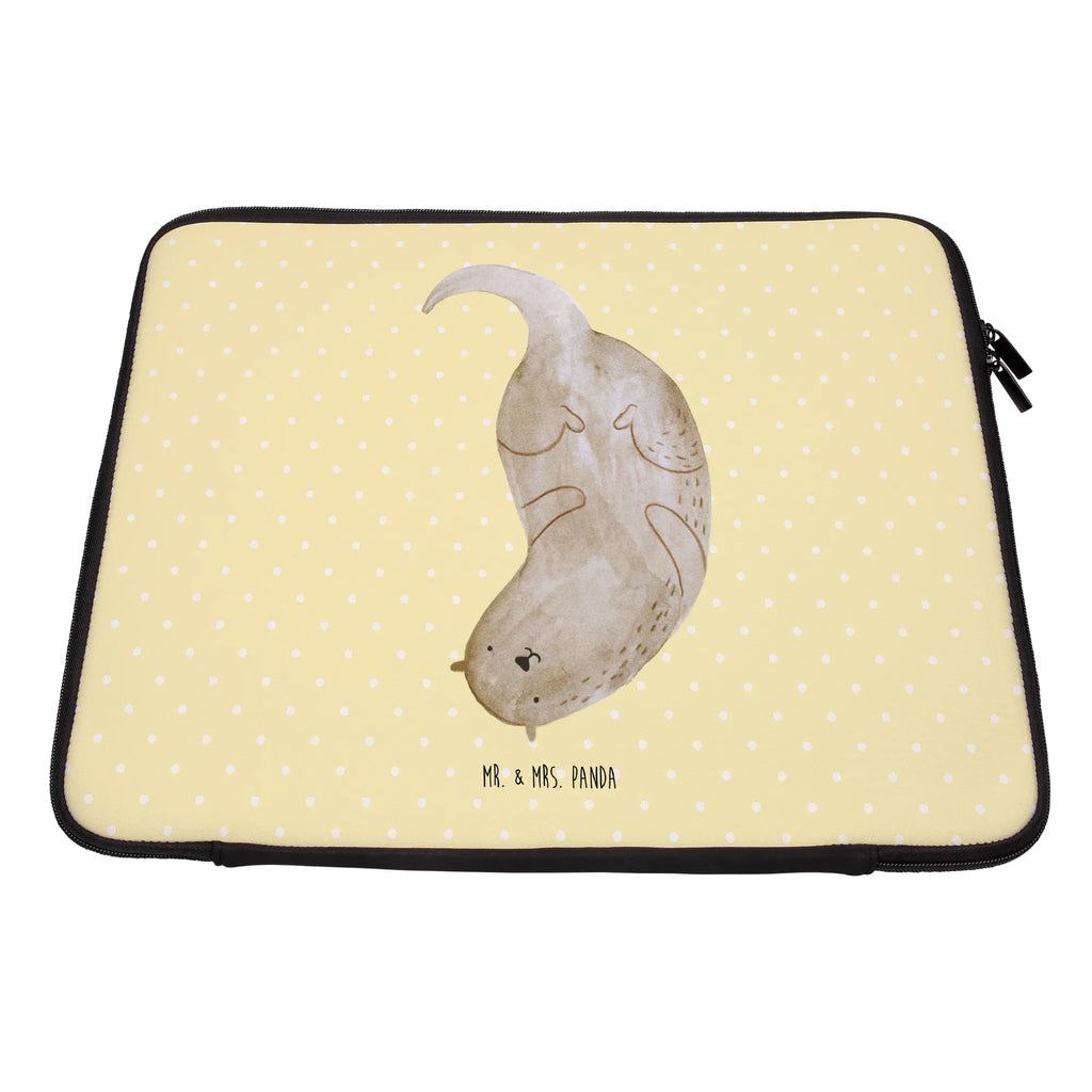 Notebook Tasche Otter Kopfüber Notebook Tasche, Laptop, Computertasche, Tasche, Notebook-Tasche, Notebook-Reisehülle, Notebook Schutz, Otter, Fischotter, Seeotter, Otter Seeotter See Otter