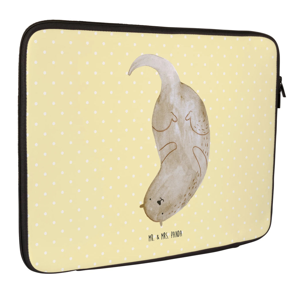 Notebook Tasche Otter Kopfüber Notebook Tasche, Laptop, Computertasche, Tasche, Notebook-Tasche, Notebook-Reisehülle, Notebook Schutz, Otter, Fischotter, Seeotter, Otter Seeotter See Otter