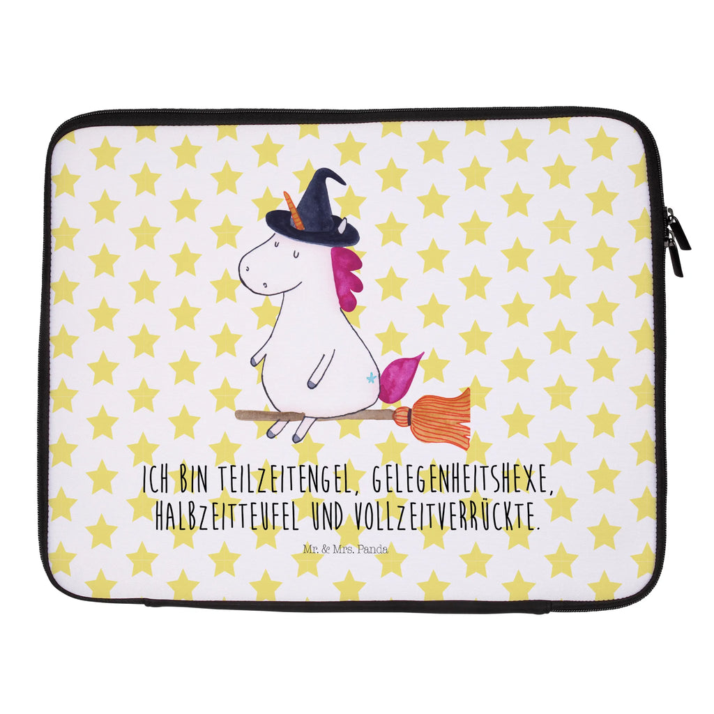 Notebook Tasche Einhorn Hexe Notebook Tasche, Laptop, Computertasche, Tasche, Notebook-Tasche, Notebook-Reisehülle, Notebook Schutz, Einhorn, Einhörner, Einhorn Deko, Pegasus, Unicorn, Frau, Ehefrau, Hexe, Teufel, Engel, Verrückte, Freundin, Leben, Zicke