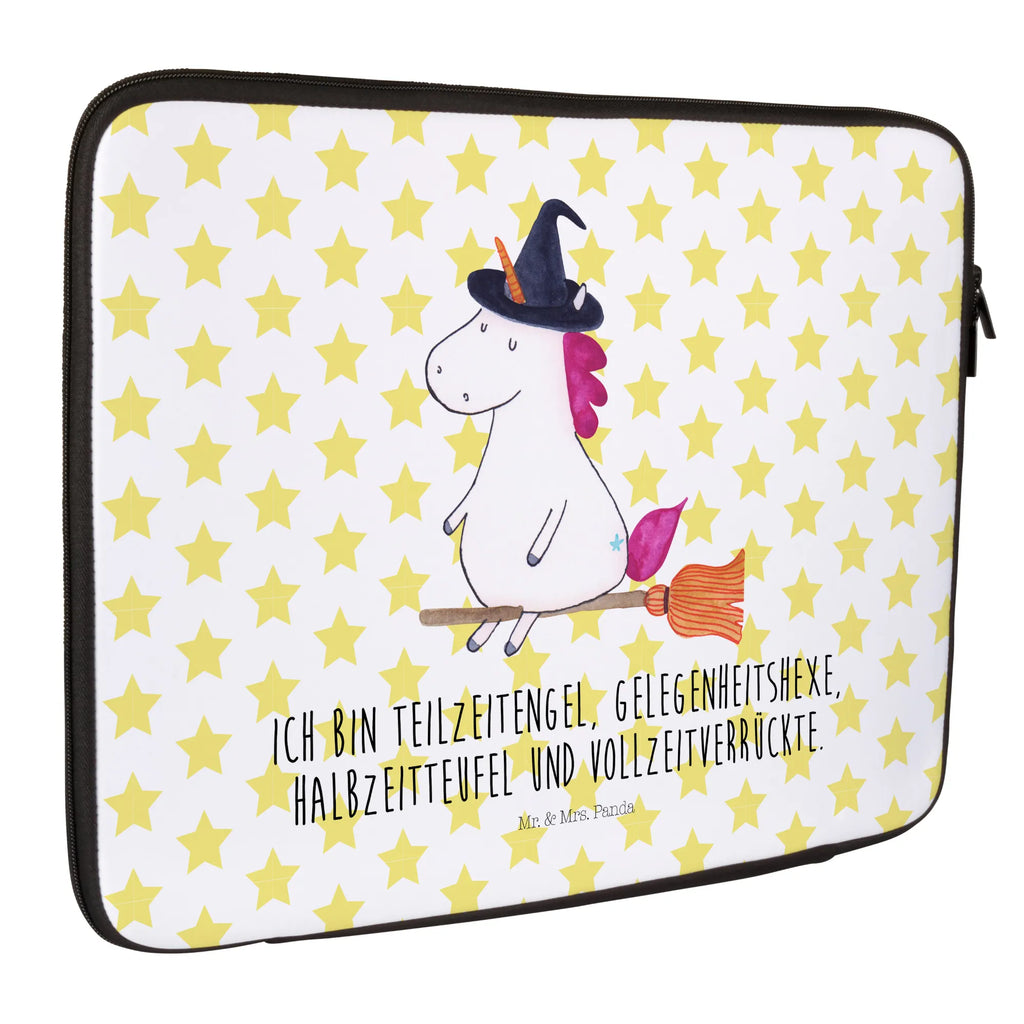 Notebook Tasche Einhorn Hexe Notebook Tasche, Laptop, Computertasche, Tasche, Notebook-Tasche, Notebook-Reisehülle, Notebook Schutz, Einhorn, Einhörner, Einhorn Deko, Pegasus, Unicorn, Frau, Ehefrau, Hexe, Teufel, Engel, Verrückte, Freundin, Leben, Zicke