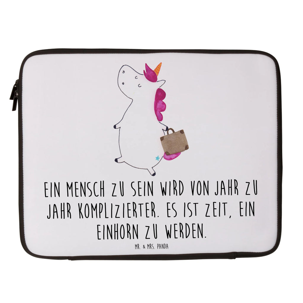 Notebook Tasche Einhorn Koffer Notebook Tasche, Laptop, Computertasche, Tasche, Notebook-Tasche, Notebook-Reisehülle, Notebook Schutz, Einhorn, Einhörner, Einhorn Deko, Pegasus, Unicorn, unicorn, Koffer, Verreisen, Reise, Gepäck, Abenteuer, Erwachsen, Kind, albern, Spaß, lustig, witzig