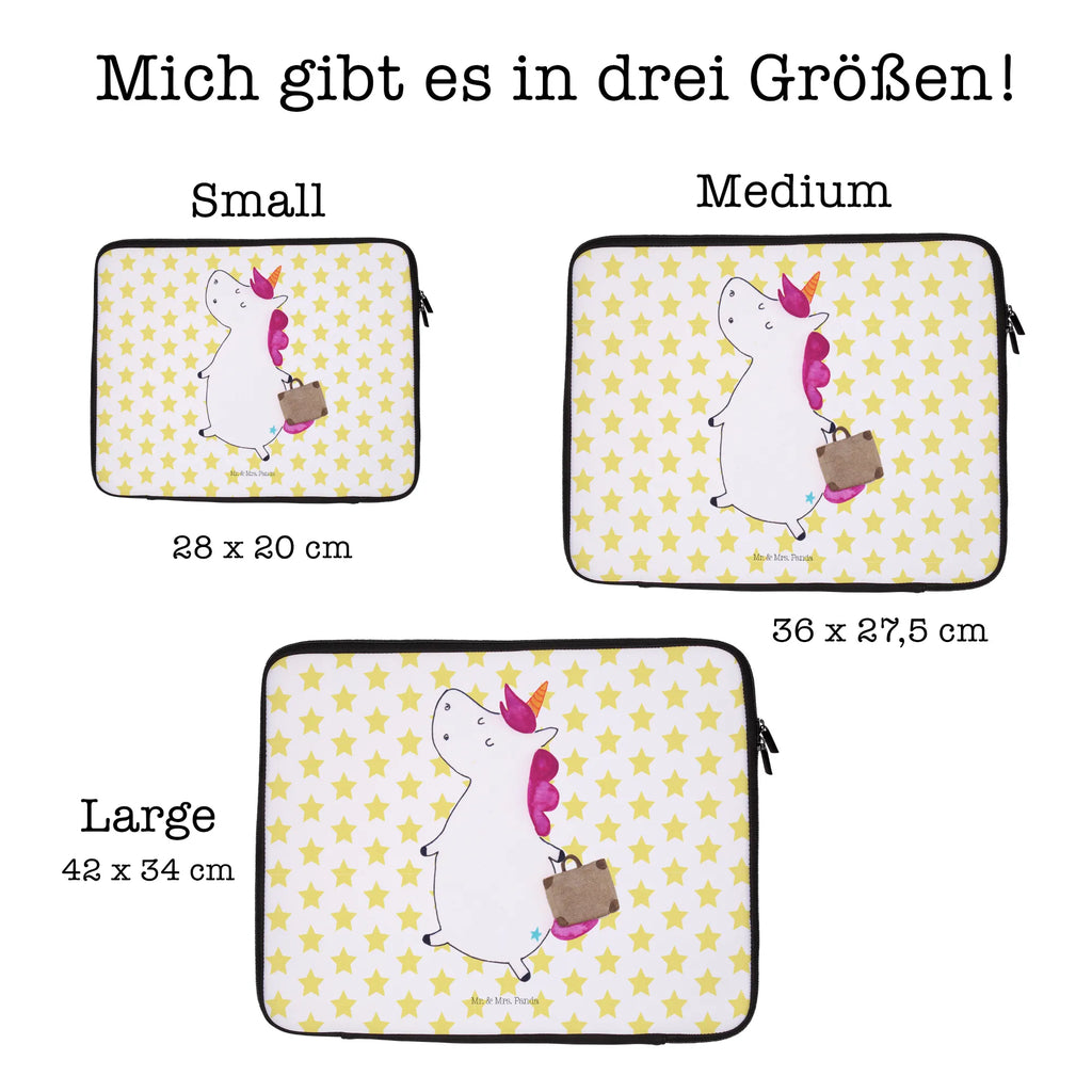 Notebook Tasche Einhorn Koffer Notebook Tasche, Laptop, Computertasche, Tasche, Notebook-Tasche, Notebook-Reisehülle, Notebook Schutz, Einhorn, Einhörner, Einhorn Deko, Pegasus, Unicorn, unicorn, Koffer, Verreisen, Reise, Gepäck, Abenteuer, Erwachsen, Kind, albern, Spaß, lustig, witzig