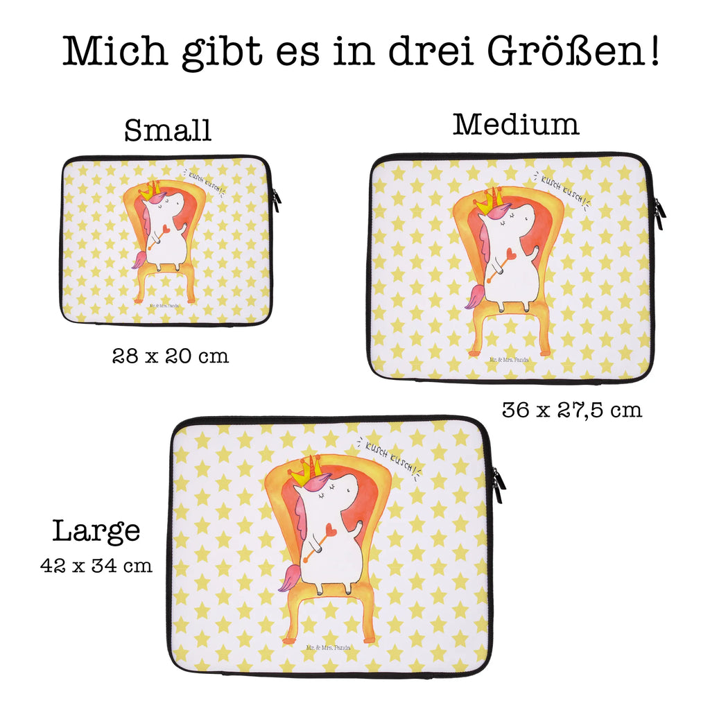 Notebook Tasche Einhorn König Notebook Tasche, Laptop, Computertasche, Tasche, Notebook-Tasche, Notebook-Reisehülle, Notebook Schutz, Einhorn, Einhörner, Einhorn Deko, Pegasus, Unicorn, König, Präsident, Bundeskanzler, Herrscher, Kaiser, Prinzessin, Krone