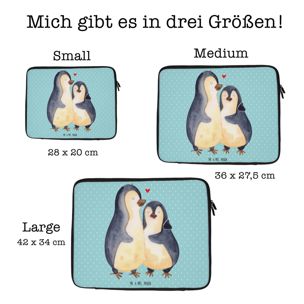 Notebook Tasche Pinguin umarmen Notebook Tasche, Laptop, Computertasche, Tasche, Notebook-Tasche, Notebook-Reisehülle, Notebook Schutz, Pinguin, Liebe, Liebespaar, Liebesbeweis, Liebesgeschenk, Verlobung, Jahrestag, Hochzeitstag, Hochzeit, Hochzeitsgeschenk