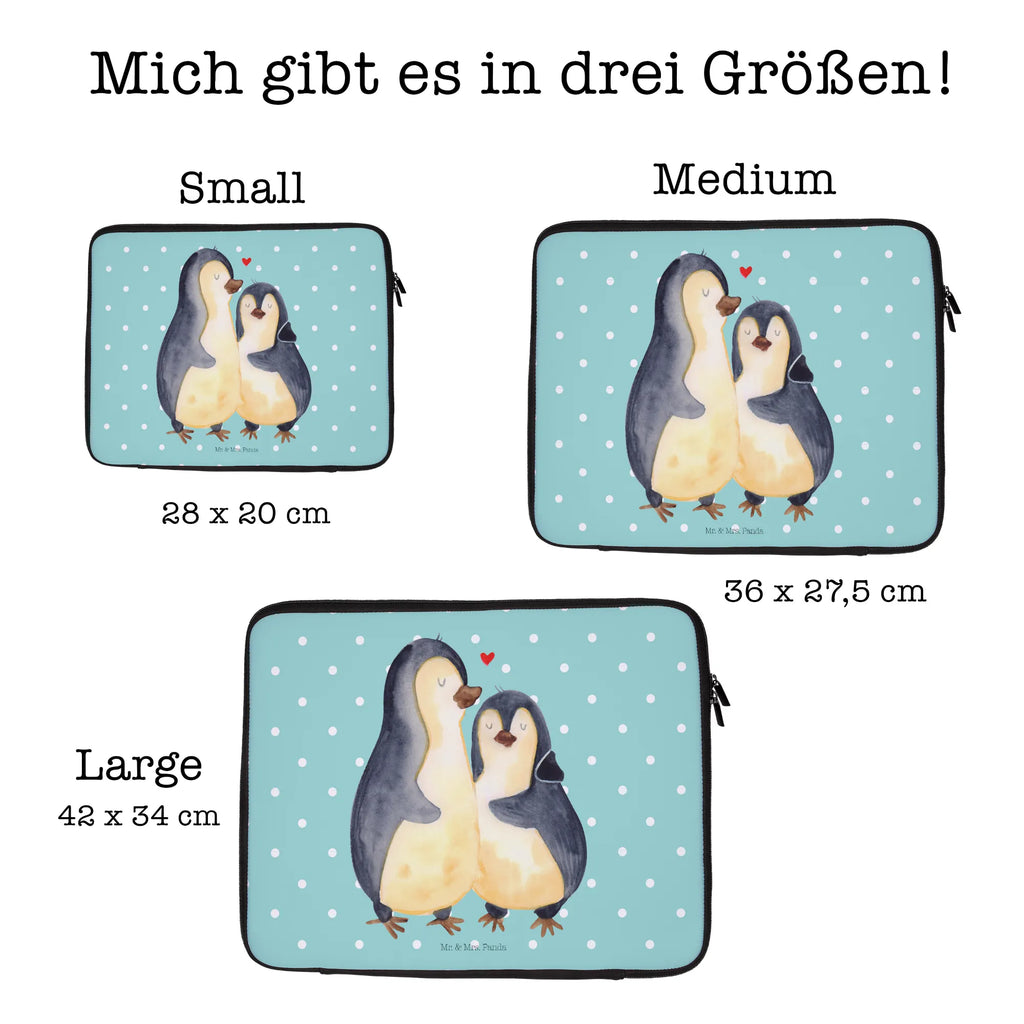 Notebook Tasche Pinguin umarmen Notebook Tasche, Laptop, Computertasche, Tasche, Notebook-Tasche, Notebook-Reisehülle, Notebook Schutz, Pinguin, Liebe, Liebespaar, Liebesbeweis, Liebesgeschenk, Verlobung, Jahrestag, Hochzeitstag, Hochzeit, Hochzeitsgeschenk