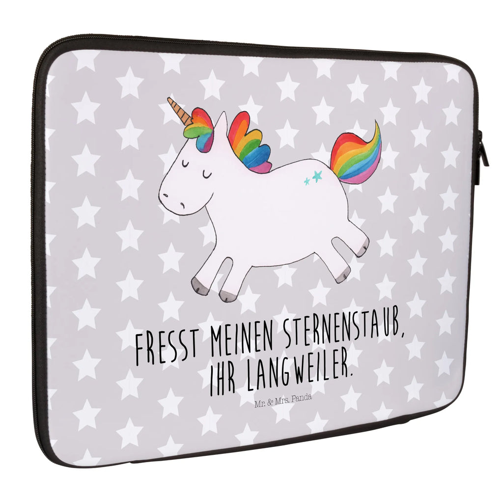 Notebook Tasche Einhorn Happy Notebook Tasche, Laptop, Computertasche, Tasche, Notebook-Tasche, Notebook-Reisehülle, Notebook Schutz, Einhorn, Einhörner, Einhorn Deko, Pegasus, Unicorn, glücklich, fröhlich, Spaß, Freude, Lebensfreude, witzig, spannend, Lächeln, Lachen