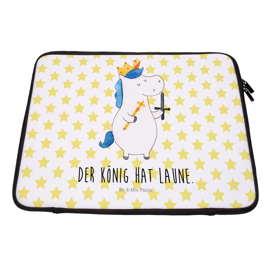 Notebook Tasche Einhorn König mit Schwert Notebook Tasche, Laptop, Computertasche, Tasche, Notebook-Tasche, Notebook-Reisehülle, Notebook Schutz, Einhorn, Einhörner, Einhorn Deko, Pegasus, Unicorn, König, Ritter, Mittelalter