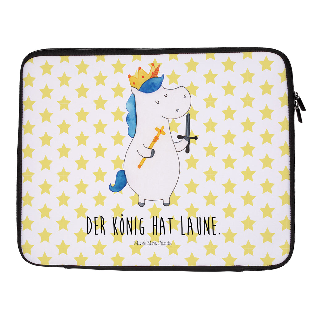 Notebook Tasche Einhorn König mit Schwert Notebook Tasche, Laptop, Computertasche, Tasche, Notebook-Tasche, Notebook-Reisehülle, Notebook Schutz, Einhorn, Einhörner, Einhorn Deko, Pegasus, Unicorn, König, Ritter, Mittelalter