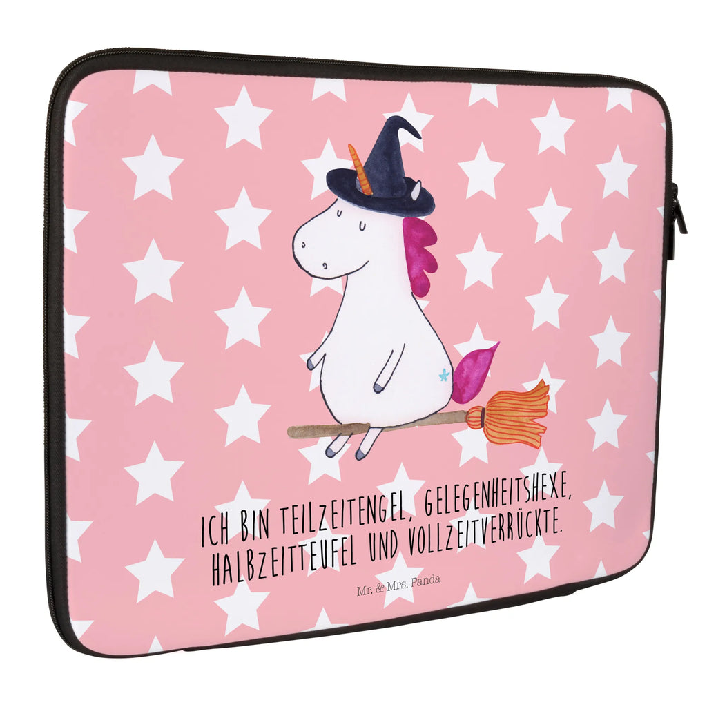 Notebook Tasche Einhorn Hexe Notebook Tasche, Laptop, Computertasche, Tasche, Notebook-Tasche, Notebook-Reisehülle, Notebook Schutz, Einhorn, Einhörner, Einhorn Deko, Pegasus, Unicorn, Frau, Ehefrau, Hexe, Teufel, Engel, Verrückte, Freundin, Leben, Zicke