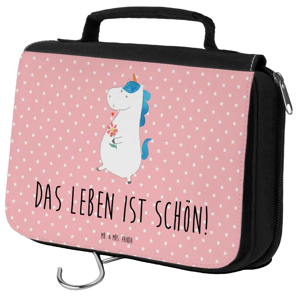 Kulturbeutel Einhorn Spaziergang Kulturbeutel, Zum Aufhängen, Waschtasche, Kosmetiktasche, Damen, Herren, Aufbewahrungstasche, Schminktasche, Kosmetikbeutel, Organizer, Kulturtasche, Schminkutensil, Einhorn, Einhörner, Einhorn Deko, Pegasus, Unicorn, Glitzer, Blumen, Spaziergang, Motivation, Gute Laune, Freude, Freundin, Mutter, Schwester