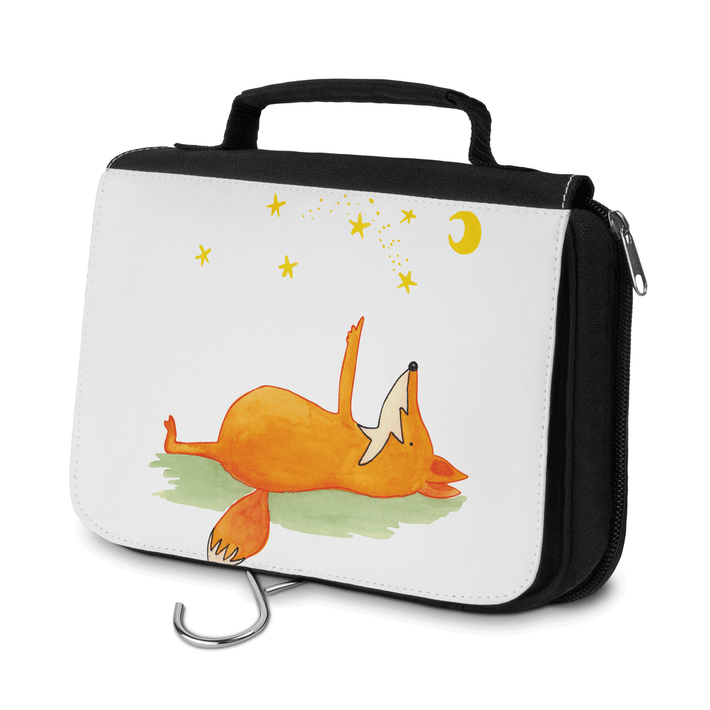 Kulturbeutel Fuchs Sterne Kulturbeutel, Zum Aufhängen, Waschtasche, Kosmetiktasche, Damen, Herren, Aufbewahrungstasche, Schminktasche, Kosmetikbeutel, Organizer, Kulturtasche, Schminkutensil, Fuchs, Füchse, tröstende Worte, Spruch positiv, Spruch schön, Romantik, Always Look on the Bright Side of Life