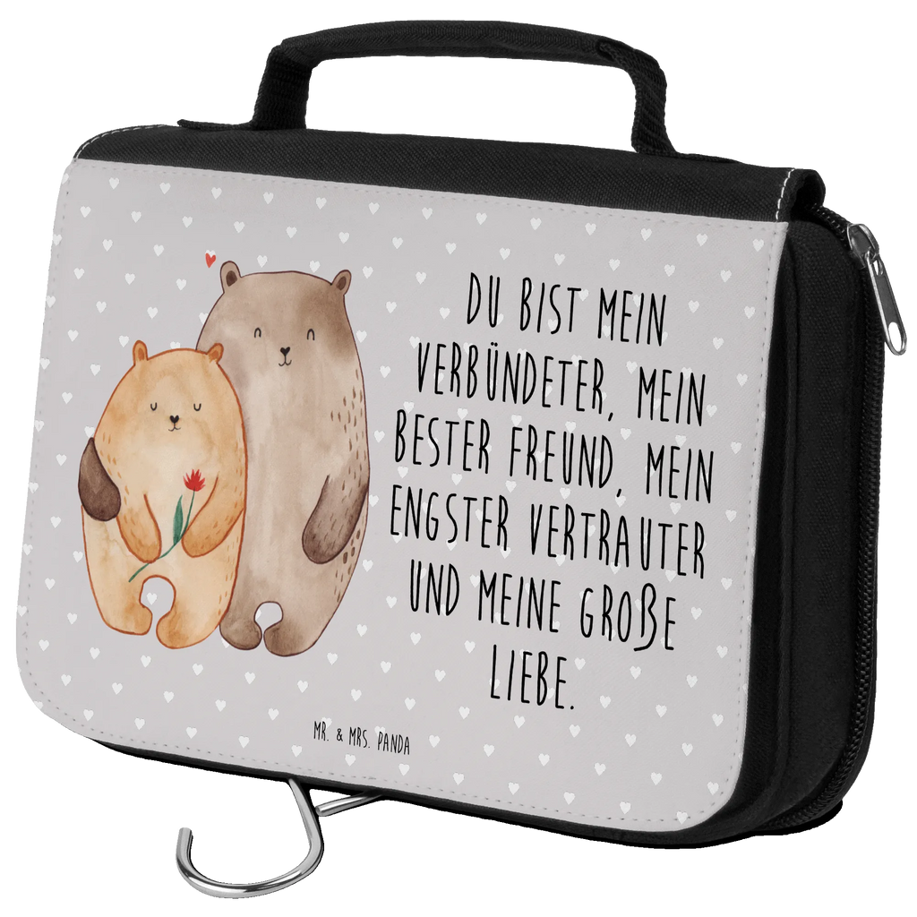 Kulturbeutel Bären Liebe Kulturbeutel, Zum Aufhängen, Waschtasche, Kosmetiktasche, Damen, Herren, Aufbewahrungstasche, Schminktasche, Kosmetikbeutel, Organizer, Kulturtasche, Schminkutensil, Liebe, Partner, Freund, Freundin, Ehemann, Ehefrau, Heiraten, Verlobung, Heiratsantrag, Liebesgeschenk, Jahrestag, Hocheitstag, Verliebt, Verlobt, Verheiratet, Geschenk Freundin, Geschenk Freund, Liebesbeweis, Hochzeitstag, Geschenk Hochzeit, Bären, Bärchen, Bär