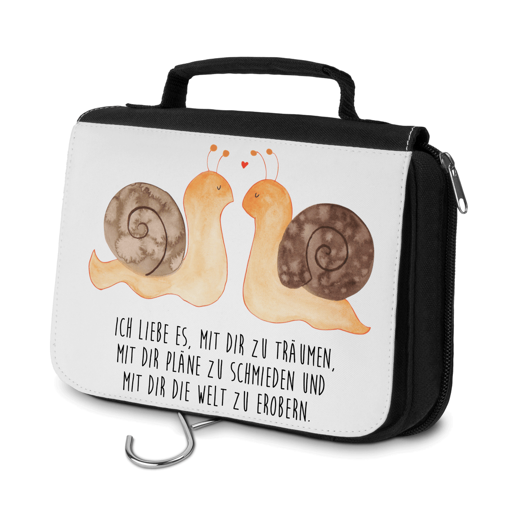 Kulturbeutel Schnecken Liebe Kulturbeutel, Zum Aufhängen, Waschtasche, Kosmetiktasche, Damen, Herren, Aufbewahrungstasche, Schminktasche, Kosmetikbeutel, Organizer, Kulturtasche, Schminkutensil, Liebe, Partner, Freund, Freundin, Ehemann, Ehefrau, Heiraten, Verlobung, Heiratsantrag, Liebesgeschenk, Jahrestag, Hocheitstag