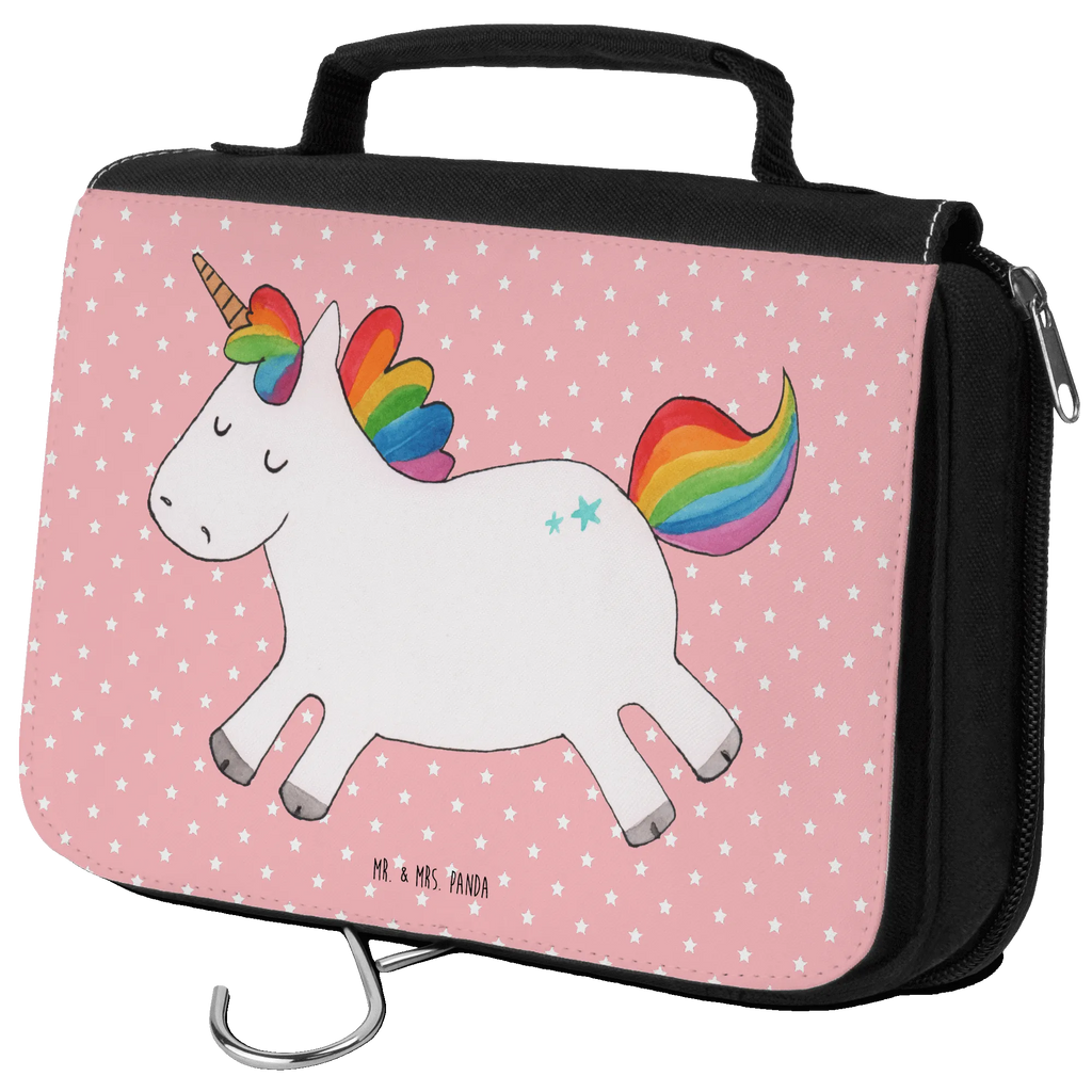 Kulturbeutel Einhorn Happy Kulturbeutel, Zum Aufhängen, Waschtasche, Kosmetiktasche, Damen, Herren, Aufbewahrungstasche, Schminktasche, Kosmetikbeutel, Organizer, Kulturtasche, Schminkutensil, Einhorn, Einhörner, Einhorn Deko, Pegasus, Unicorn, glücklich, fröhlich, Spaß, Freude, Lebensfreude, witzig, spannend, Lächeln, Lachen