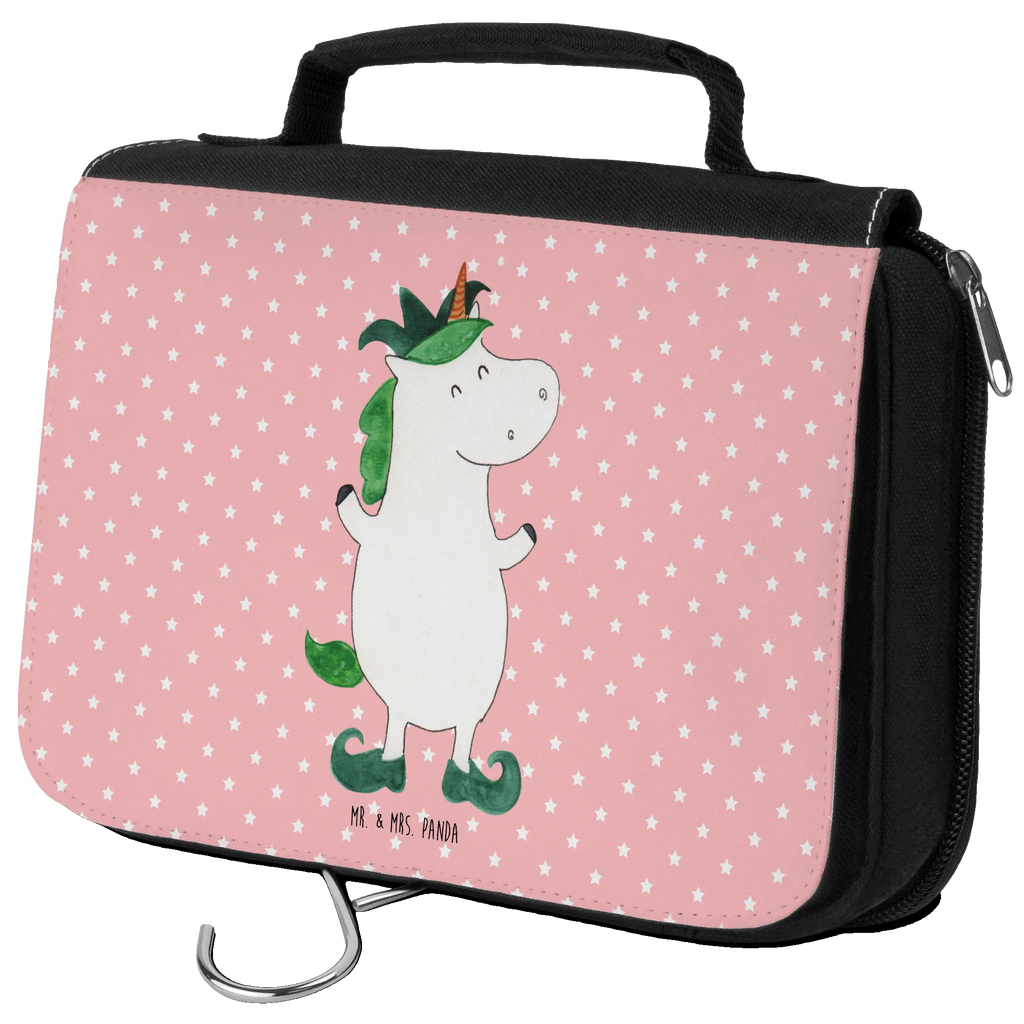 Kulturbeutel Einhorn Joker Kulturbeutel, Zum Aufhängen, Waschtasche, Kosmetiktasche, Damen, Herren, Aufbewahrungstasche, Schminktasche, Kosmetikbeutel, Organizer, Kulturtasche, Schminkutensil, Einhorn, Einhörner, Einhorn Deko, Pegasus, Unicorn, Hofnarr, Kasper, Gaukler, Mittelalter