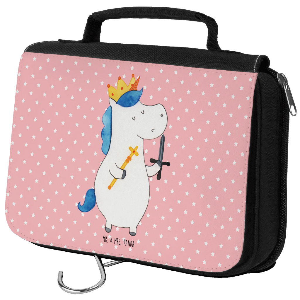 Kulturbeutel Einhorn König mit Schwert Kulturbeutel, Zum Aufhängen, Waschtasche, Kosmetiktasche, Damen, Herren, Aufbewahrungstasche, Schminktasche, Kosmetikbeutel, Organizer, Kulturtasche, Schminkutensil, Einhorn, Einhörner, Einhorn Deko, Pegasus, Unicorn, König, Ritter, Mittelalter