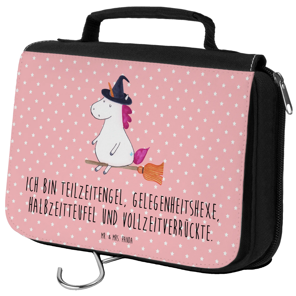 Kulturbeutel Einhorn Hexe Kulturbeutel, Zum Aufhängen, Waschtasche, Kosmetiktasche, Damen, Herren, Aufbewahrungstasche, Schminktasche, Kosmetikbeutel, Organizer, Kulturtasche, Schminkutensil, Einhorn, Einhörner, Einhorn Deko, Pegasus, Unicorn, Frau, Ehefrau, Hexe, Teufel, Engel, Verrückte, Freundin, Leben, Zicke