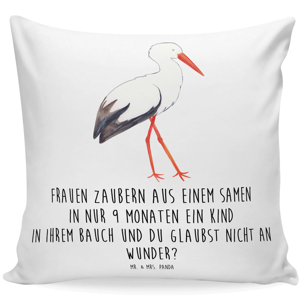 40x40 Kissen Storch Kissenhülle, Kopfkissen, Sofakissen, Dekokissen, Motivkissen, sofakissen, sitzkissen, Kissen, Kissenbezüge, Kissenbezug 40x40, Kissen 40x40, Kissenhülle 40x40, Zierkissen, Couchkissen, Dekokissen Sofa, Sofakissen 40x40, Dekokissen 40x40, Kopfkissen 40x40, Kissen 40x40 Waschbar, Tiermotive, Gute Laune, lustige Sprüche, Tiere, Storch, Störche, Schwangerschaft, Geburt, Mutter, Mütter, Mutter werden, Schwanger, Babybauch, Baby