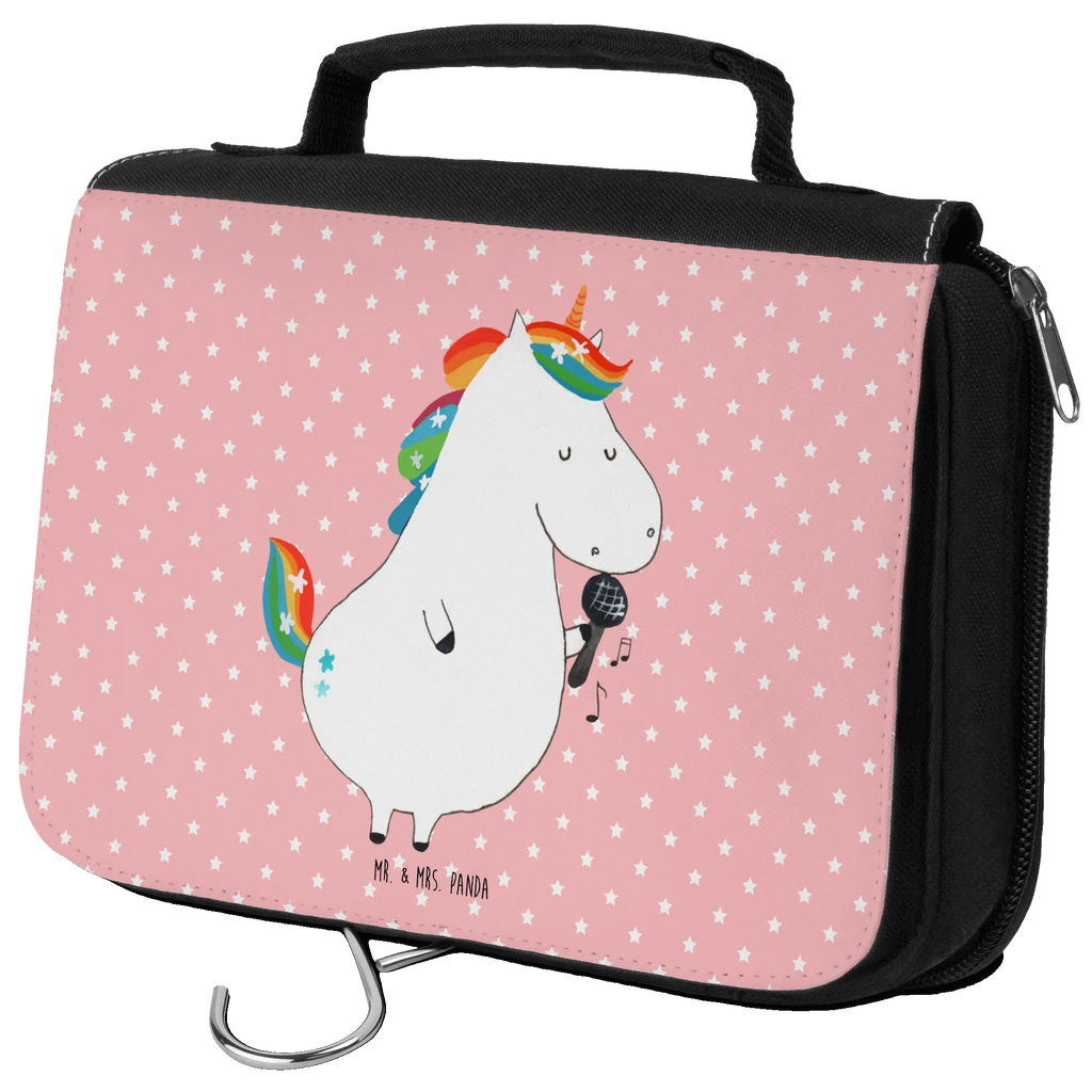 Kulturbeutel Einhorn Sänger Kulturbeutel, Zum Aufhängen, Waschtasche, Kosmetiktasche, Damen, Herren, Aufbewahrungstasche, Schminktasche, Kosmetikbeutel, Organizer, Kulturtasche, Schminkutensil, Einhorn, Einhörner, Einhorn Deko, Pegasus, Unicorn, Glitzer, Konfetti, Party, Geburtstag, Feier, Fest, Disco, Sängerin, Sänger, Freundin