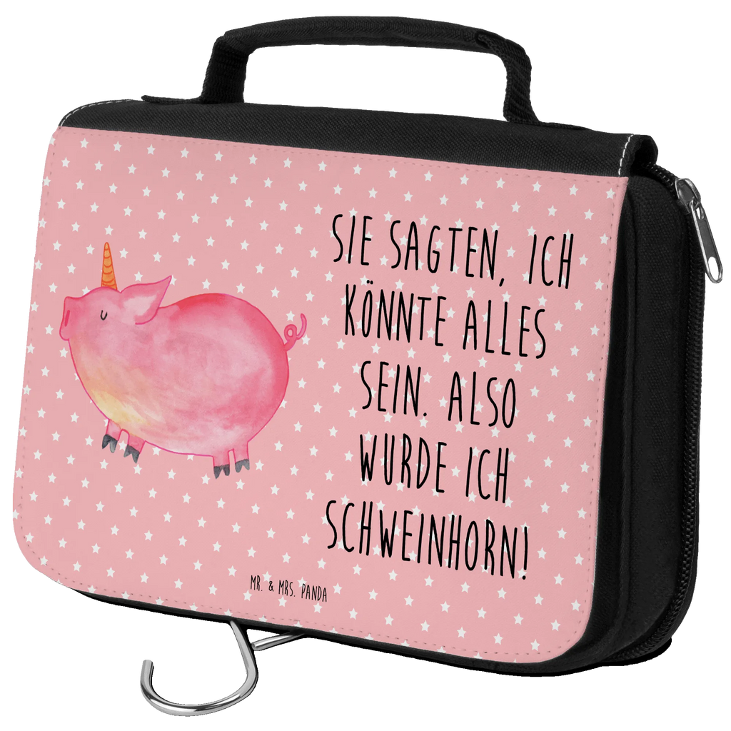 Kulturbeutel Einhorn Schwein Kulturbeutel, Zum Aufhängen, Waschtasche, Kosmetiktasche, Damen, Herren, Aufbewahrungstasche, Schminktasche, Kosmetikbeutel, Organizer, Kulturtasche, Schminkutensil, Einhorn, Einhörner, Einhorn Deko, Pegasus, Unicorn, Party, Spaß, Schwein, Schweinhorn, Bauer, witzig. lustig, Spruch, geschenk, Pig, Piggy, funny, english, englisch