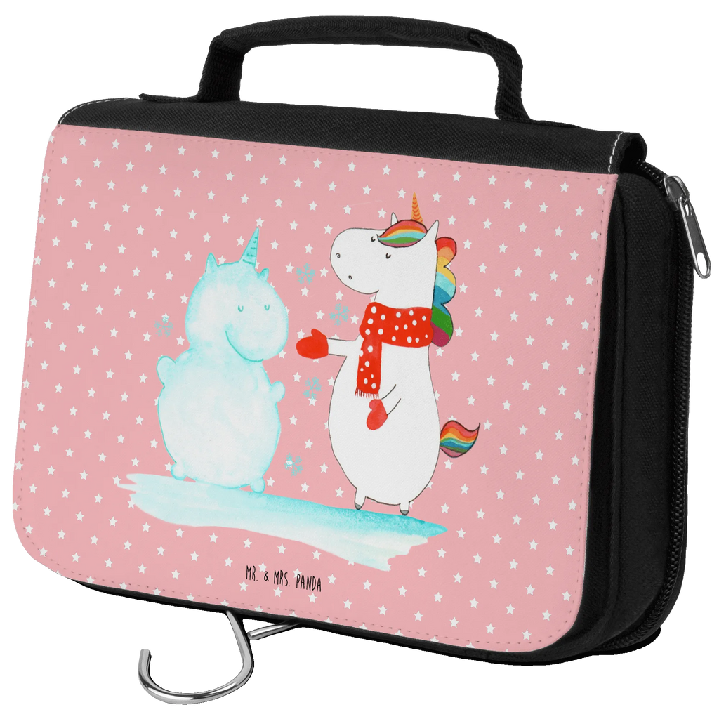 Kulturbeutel Einhorn Schneemann Kulturbeutel, Zum Aufhängen, Waschtasche, Kosmetiktasche, Damen, Herren, Aufbewahrungstasche, Schminktasche, Kosmetikbeutel, Organizer, Kulturtasche, Schminkutensil, Einhorn, Einhörner, Einhorn Deko, Unicorn, Schneemann, Winter, Schnee, Kuchen, Weihnachten, kalt, Mütze, Handschuhe, X-Mas