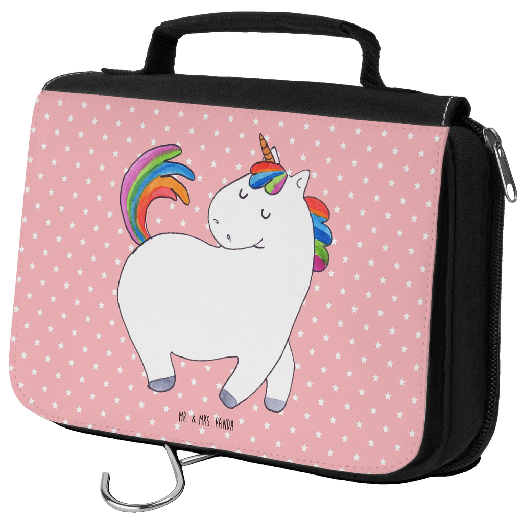 Kulturbeutel Einhorn Stolzieren Kulturbeutel, Zum Aufhängen, Waschtasche, Kosmetiktasche, Damen, Herren, Aufbewahrungstasche, Schminktasche, Kosmetikbeutel, Organizer, Kulturtasche, Schminkutensil, Einhorn, Einhörner, Einhorn Deko, Unicorn, stolz, anders, bunt, Pferd, Reiter, Reiten, Freundin, Geschenk