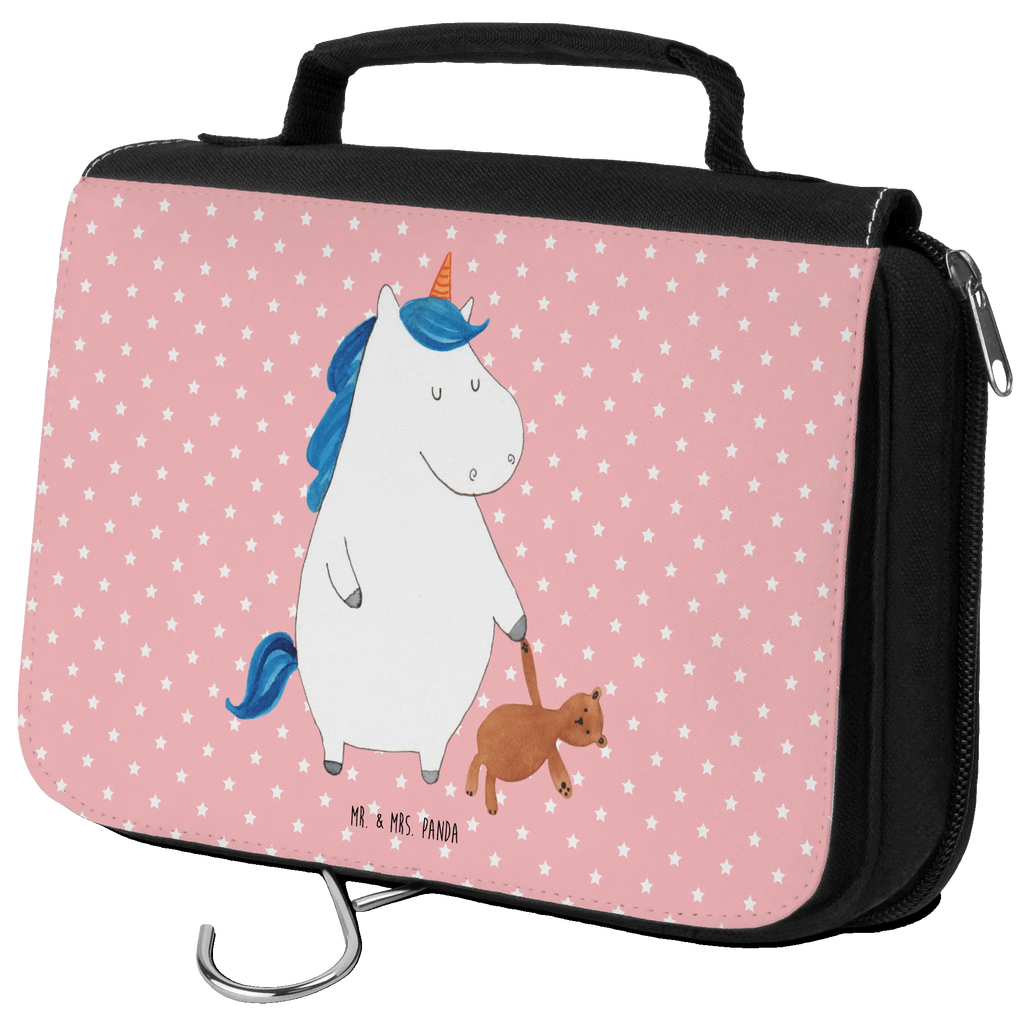 Kulturbeutel Einhorn Teddy Kulturbeutel, Zum Aufhängen, Waschtasche, Kosmetiktasche, Damen, Herren, Aufbewahrungstasche, Schminktasche, Kosmetikbeutel, Organizer, Kulturtasche, Schminkutensil, Einhorn, Einhörner, Einhorn Deko, Pegasus, Unicorn, schlafen, gute Nacht, Single, Bett, Träumen, Freundin, Singleleben