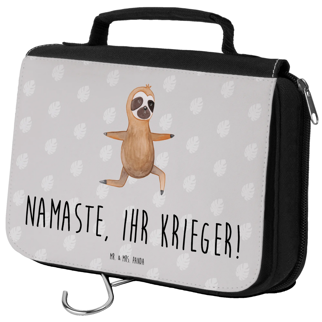 Kulturbeutel Faultier Yoga Kulturbeutel, Zum Aufhängen, Waschtasche, Kosmetiktasche, Damen, Herren, Aufbewahrungstasche, Schminktasche, Kosmetikbeutel, Organizer, Kulturtasche, Schminkutensil, Faultier, Faultier Geschenk, Faultier Deko, Faultiere, faul, Lieblingstier, Yoga, Namaste, Krieger, Yogaübungen, Meditation, Atmung, Gelassenheit, Entspannung