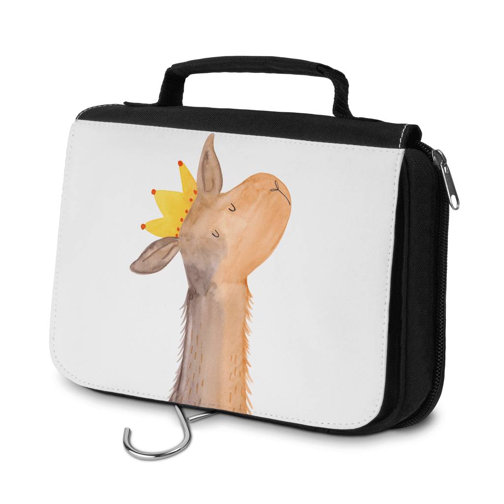 Kulturbeutel Lamakopf König Kulturbeutel, Zum Aufhängen, Waschtasche, Kosmetiktasche, Damen, Herren, Aufbewahrungstasche, Schminktasche, Kosmetikbeutel, Organizer, Kulturtasche, Schminkutensil, Lama, Alpaka, Lamas, König, Königin, Freundin, Mama, Papa, Büro Kollege, Kollegin, Chef, Vorgesetzter, Abi, Abitur