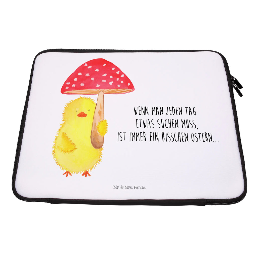 Notebook Tasche Küken Fliegenpilz Notebook Tasche, Laptop, Computertasche, Tasche, Notebook-Tasche, Notebook-Reisehülle, Notebook Schutz, Ostern, Osterhase, Ostergeschenke, Osternest, Osterdeko, Geschenke zu Ostern, Ostern Geschenk, Ostergeschenke Kinder, Ostern Kinder, Küken, Fliegenpilz, Glückspilz, Frohe Ostern, Ostergrüße