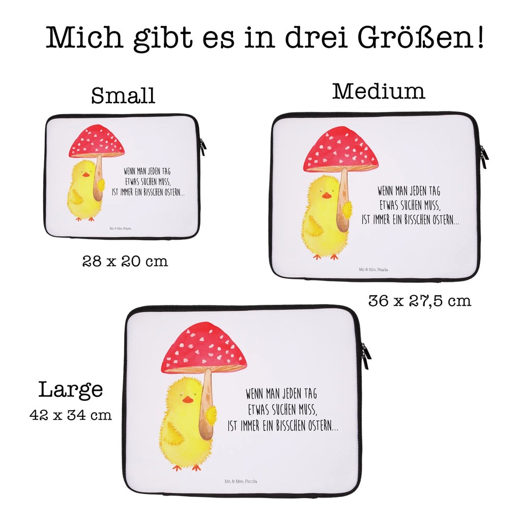 Notebook Tasche Küken Fliegenpilz Notebook Tasche, Laptop, Computertasche, Tasche, Notebook-Tasche, Notebook-Reisehülle, Notebook Schutz, Ostern, Osterhase, Ostergeschenke, Osternest, Osterdeko, Geschenke zu Ostern, Ostern Geschenk, Ostergeschenke Kinder, Ostern Kinder, Küken, Fliegenpilz, Glückspilz, Frohe Ostern, Ostergrüße