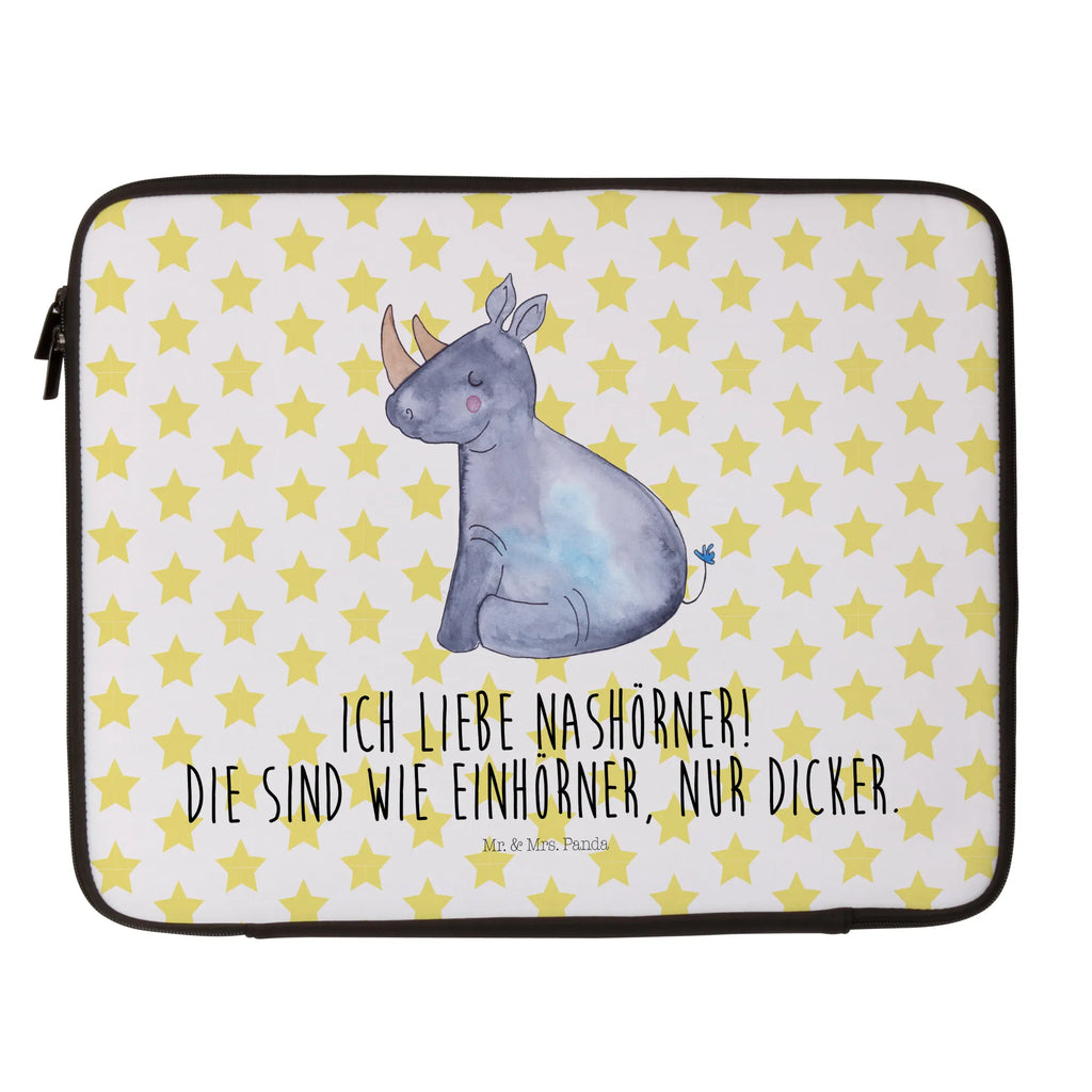 Notebook Tasche Einhorn Nashorn Notebook Tasche, Laptop, Computertasche, Tasche, Notebook-Tasche, Notebook-Reisehülle, Notebook Schutz, Einhorn, Einhörner, Einhorn Deko, Pegasus, Unicorn, Regenbogen, witzig, lustig, Zoo, Glitzer, Einhornpower, Erwachsenwerden, Nashorn, Nashörner