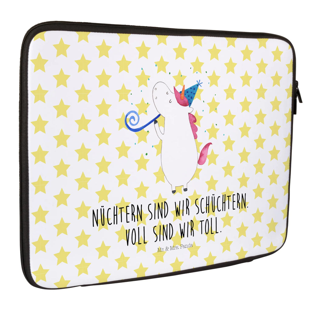 Notebook Tasche Einhorn Party Notebook Tasche, Laptop, Computertasche, Tasche, Notebook-Tasche, Notebook-Reisehülle, Notebook Schutz, Einhorn, Einhörner, Einhorn Deko, Pegasus, Unicorn, Glitzer, Konfetti, Party, Geburtstag, Feier, Fest, Alkohol, Disco, Club