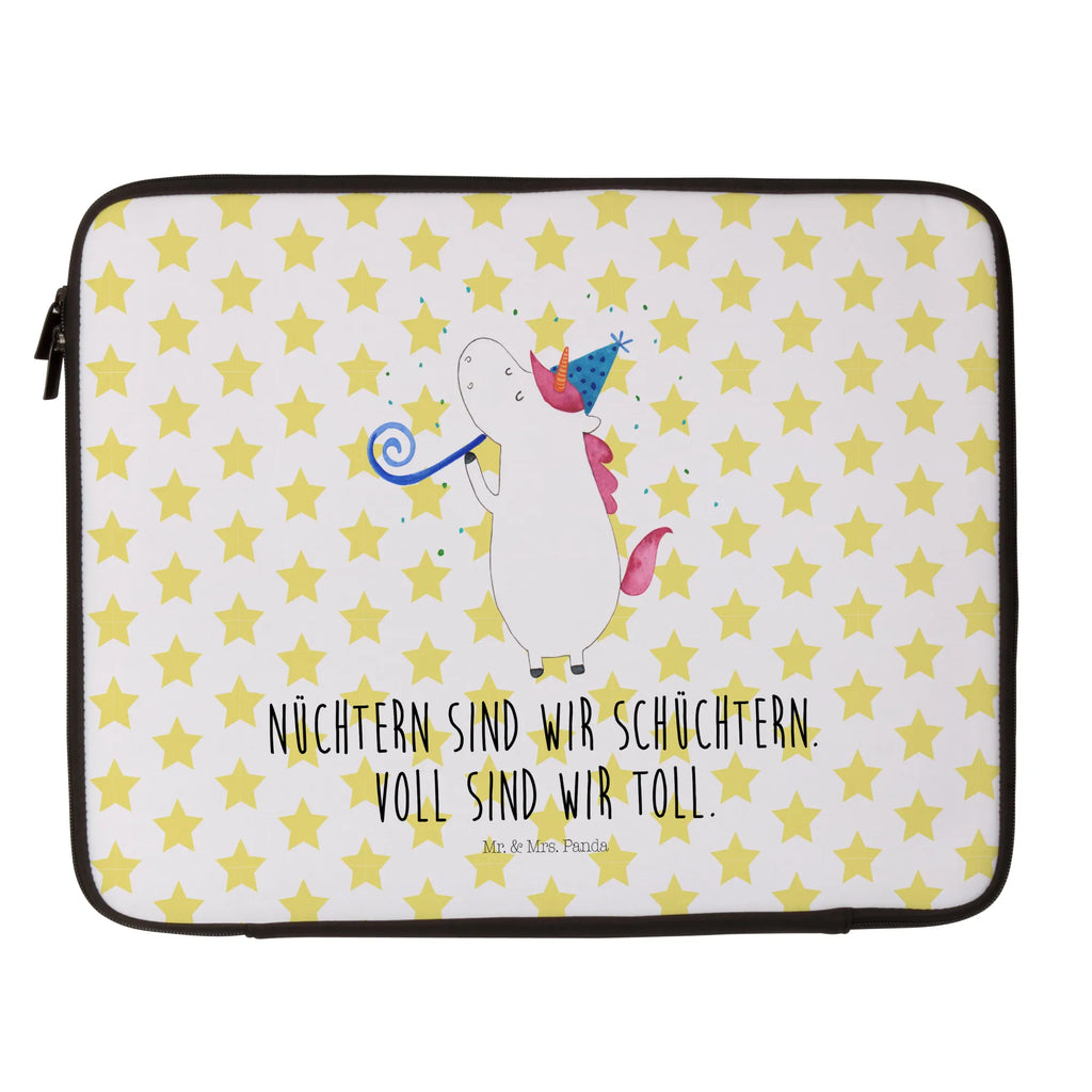 Notebook Tasche Einhorn Party Notebook Tasche, Laptop, Computertasche, Tasche, Notebook-Tasche, Notebook-Reisehülle, Notebook Schutz, Einhorn, Einhörner, Einhorn Deko, Pegasus, Unicorn, Glitzer, Konfetti, Party, Geburtstag, Feier, Fest, Alkohol, Disco, Club