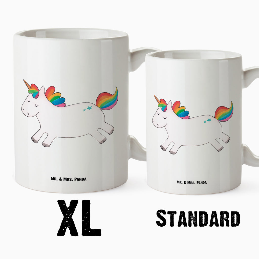 XL Tasse Einhorn Happy XL Tasse, Große Tasse, Grosse Kaffeetasse, XL Becher, XL Teetasse, spülmaschinenfest, Jumbo Tasse, Groß, Einhorn, Einhörner, Einhorn Deko, Pegasus, Unicorn, glücklich, fröhlich, Spaß, Freude, Lebensfreude, witzig, spannend, Lächeln, Lachen