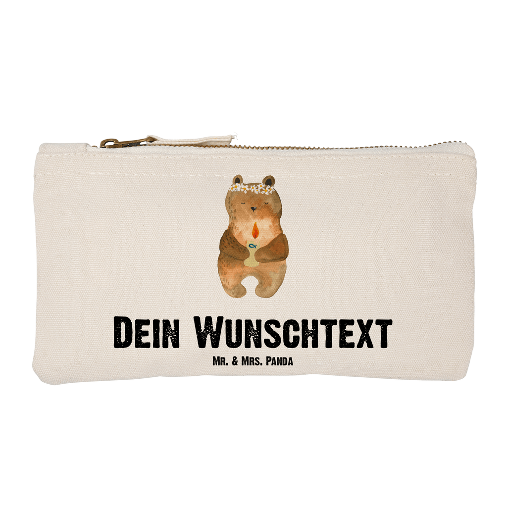 Personalisierte Schminktasche Kommunion-Bär Personalisierte Schminktasche, Personalisierte Kosmetiktasche, Personalisierter Kosmetikbeutel, Personalisiertes Stiftemäppchen, Personalisiertes Etui, Personalisierte Federmappe, Personalisierte Makeup Bag, Personalisiertes Schminketui, Personalisiertes Kosmetiketui, Personalisiertes Schlamperetui, Schminktasche mit Namen, Kosmetiktasche mit Namen, Kosmetikbeutel mit Namen, Stiftemäppchen mit Namen, Etui mit Namen, Federmappe mit Namen, Makeup Bg mit Namen, Schminketui mit Namen, Kosmetiketui mit Namen, Schlamperetui mit Namen, Schminktasche personalisieren, Schminktasche bedrucken, Schminktasche selbst gestalten, Bär, Teddy, Teddybär, Kommunion, Gottes Segen, Taufkerze, katholisch