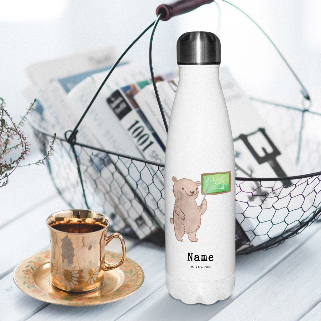 Personalisierte Thermosflasche Mathematiker mit Herz Personalisierte Isolierflasche, Personalisierte Thermoflasche, Personalisierte Trinkflasche, Trinkflasche Mit Namen, Wunschname, Bedrucken, Namensflasche, Beruf, Ausbildung, Jubiläum, Abschied, Rente, Kollege, Kollegin, Geschenk, Schenken, Arbeitskollege, Mitarbeiter, Firma, Danke, Dankeschön, Mathematiker, Mathematik Studium, Student Mathe, Bachelor, Master, Rechenkünstler, Zahlenmensch