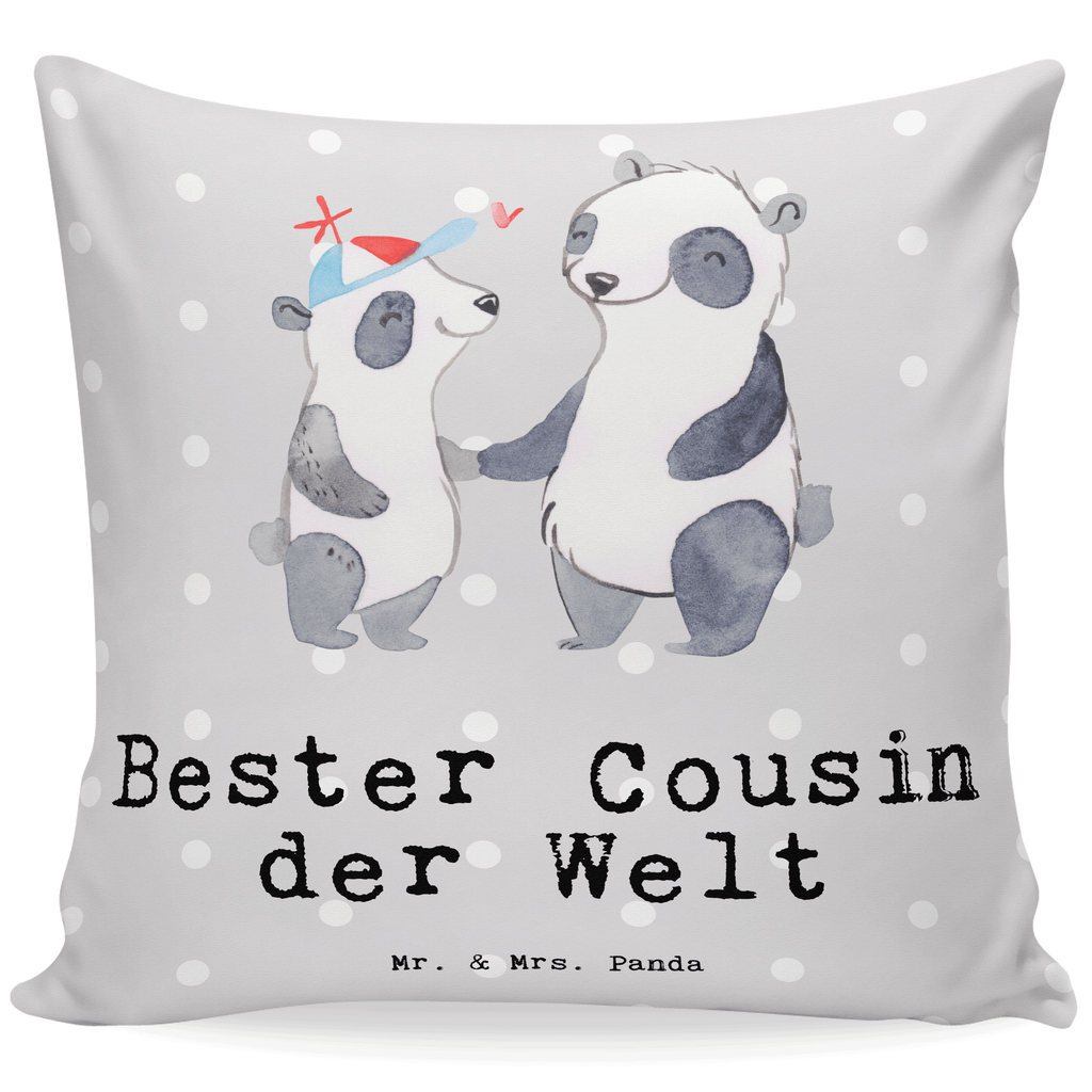 40x40 Kissen Panda Bester Cousin der Welt Kissenhülle, Kopfkissen, Sofakissen, Dekokissen, Motivkissen, sofakissen, sitzkissen, Kissen, Kissenbezüge, Kissenbezug 40x40, Kissen 40x40, Kissenhülle 40x40, Zierkissen, Couchkissen, Dekokissen Sofa, Sofakissen 40x40, Dekokissen 40x40, Kopfkissen 40x40, Kissen 40x40 Waschbar, für, Dankeschön, Geschenk, Schenken, Geburtstag, Geburtstagsgeschenk, Geschenkidee, Danke, Bedanken, Mitbringsel, Freude machen, Geschenktipp, Cousin, Kousin, Vetter, Sohn von Onkel, Sohn von Tante, Familie, Verwandtschaft, Cousine