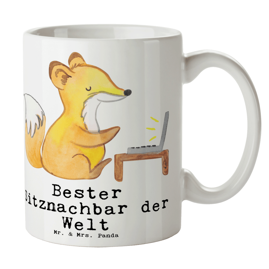 Tasse Fuchs Bester Sitznachbar der Welt Tasse, Kaffeetasse, Teetasse, Becher, Kaffeebecher, Teebecher, Keramiktasse, Porzellantasse, Büro Tasse, Geschenk Tasse, Tasse Sprüche, Tasse Motive, Kaffeetassen, Tasse bedrucken, Designer Tasse, Cappuccino Tassen, Schöne Teetassen, für, Dankeschön, Geschenk, Schenken, Geburtstag, Geburtstagsgeschenk, Geschenkidee, Danke, Bedanken, Mitbringsel, Freude machen, Geschenktipp, Sitznachbar, Stuhlnachbar, Nachbar, Uni, Universität, Seminar, Kommilitone, Tischnachbar, Schule, Mitschüler, Mitstudent, Hochschule