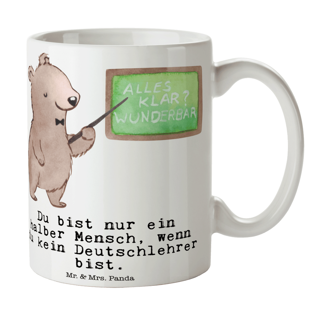 Tasse Deutschlehrer mit Herz Tasse, Kaffeetasse, Teetasse, Becher, Kaffeebecher, Teebecher, Keramiktasse, Porzellantasse, Büro Tasse, Geschenk Tasse, Tasse Sprüche, Tasse Motive, Kaffeetassen, Tasse bedrucken, Designer Tasse, Cappuccino Tassen, Schöne Teetassen, Beruf, Ausbildung, Jubiläum, Abschied, Rente, Kollege, Kollegin, Geschenk, Schenken, Arbeitskollege, Mitarbeiter, Firma, Danke, Dankeschön, Deutschlehrer, Deutschunterricht, Schule, Grundschule