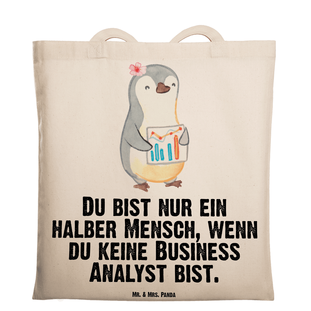 Tragetasche Business Analyst mit Herz Beuteltasche, Beutel, Einkaufstasche, Jutebeutel, Stoffbeutel, Tasche, Shopper, Umhängetasche, Strandtasche, Schultertasche, Stofftasche, Tragetasche, Badetasche, Jutetasche, Einkaufstüte, Laptoptasche, Beruf, Ausbildung, Jubiläum, Abschied, Rente, Kollege, Kollegin, Geschenk, Schenken, Arbeitskollege, Mitarbeiter, Firma, Danke, Dankeschön