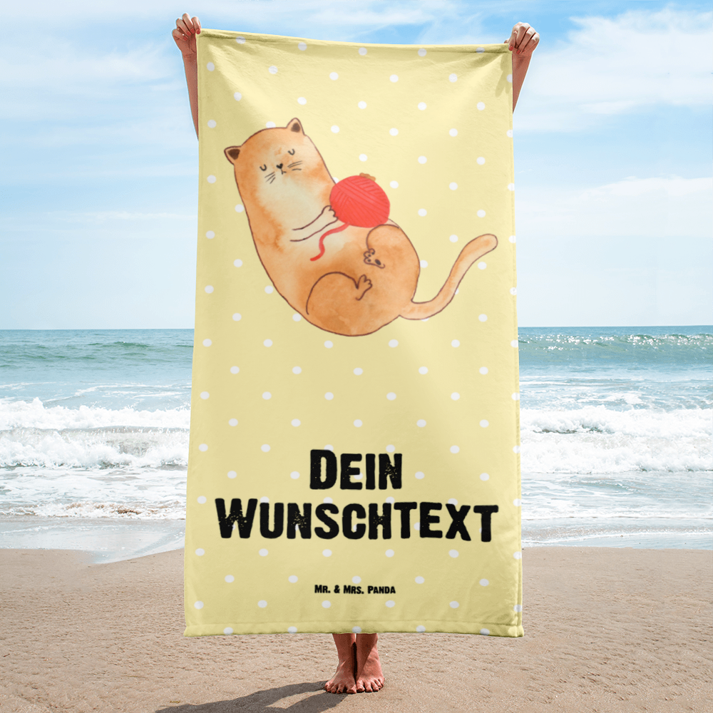 Handtuch mit Namen Katzen Wollknäul Personalisiertes Badehandtuch, Handtuch personalisiert, Handtuch mit Namen, Badetuch personalisiert, Handtuch bedrucken, Saunatuch mit Namen, Handtuch Geschenk, Katze, Katzenmotiv, Katzenfan, Katzendeko, Katzenfreund, Katzenliebhaber, Katzenprodukte, Katzenartikel, Katzenaccessoires, Katzensouvenirs, Katzenliebhaberprodukte, Katzenmotive, Katzen, Kater, Mietze, Cat, Cats, Katzenhalter, Katzenbesitzerin, Haustier, Wollknäuel, Wolle, Spielen, Spiel, verspielt